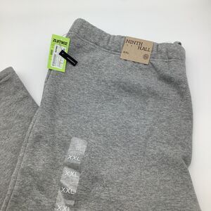 Ninth Hall Mens Oversized Drawstring‎ Sweatpants Grey Size XXL NWT